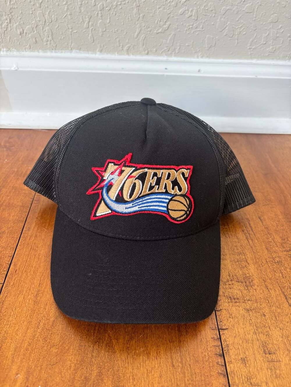 Mitchell & Ness Philadelphia 76ers NBA HWC Mesh Trucker Snapback Hat